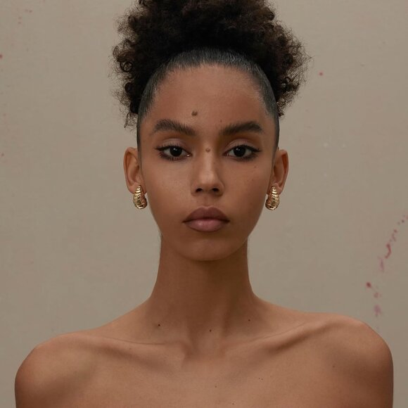 ⚡Gold Spiral Stud Earrings Unique Layered Twist Earrings for Women Fashion - Picture 4 of 6